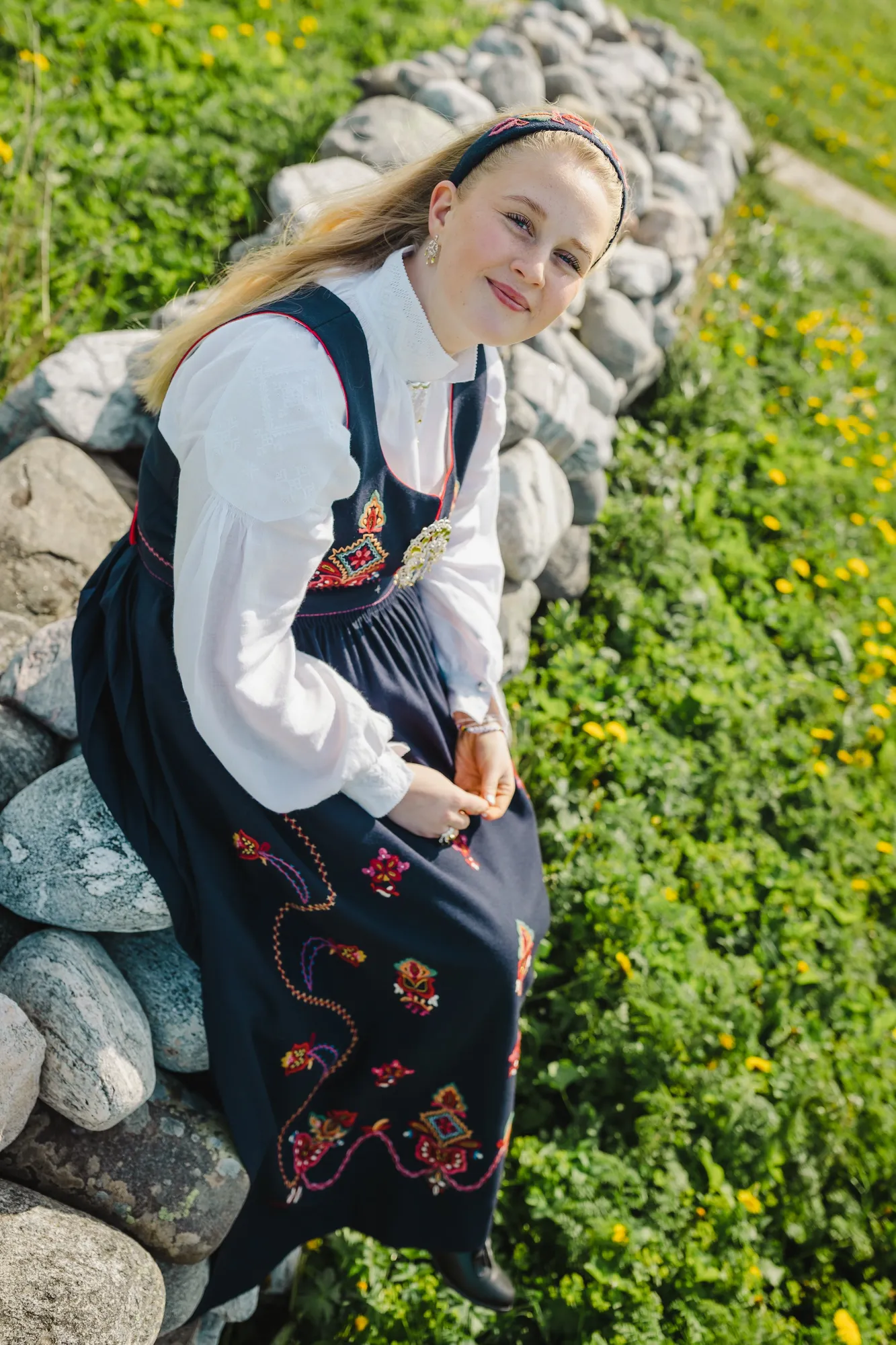 Konfirmant i vinden