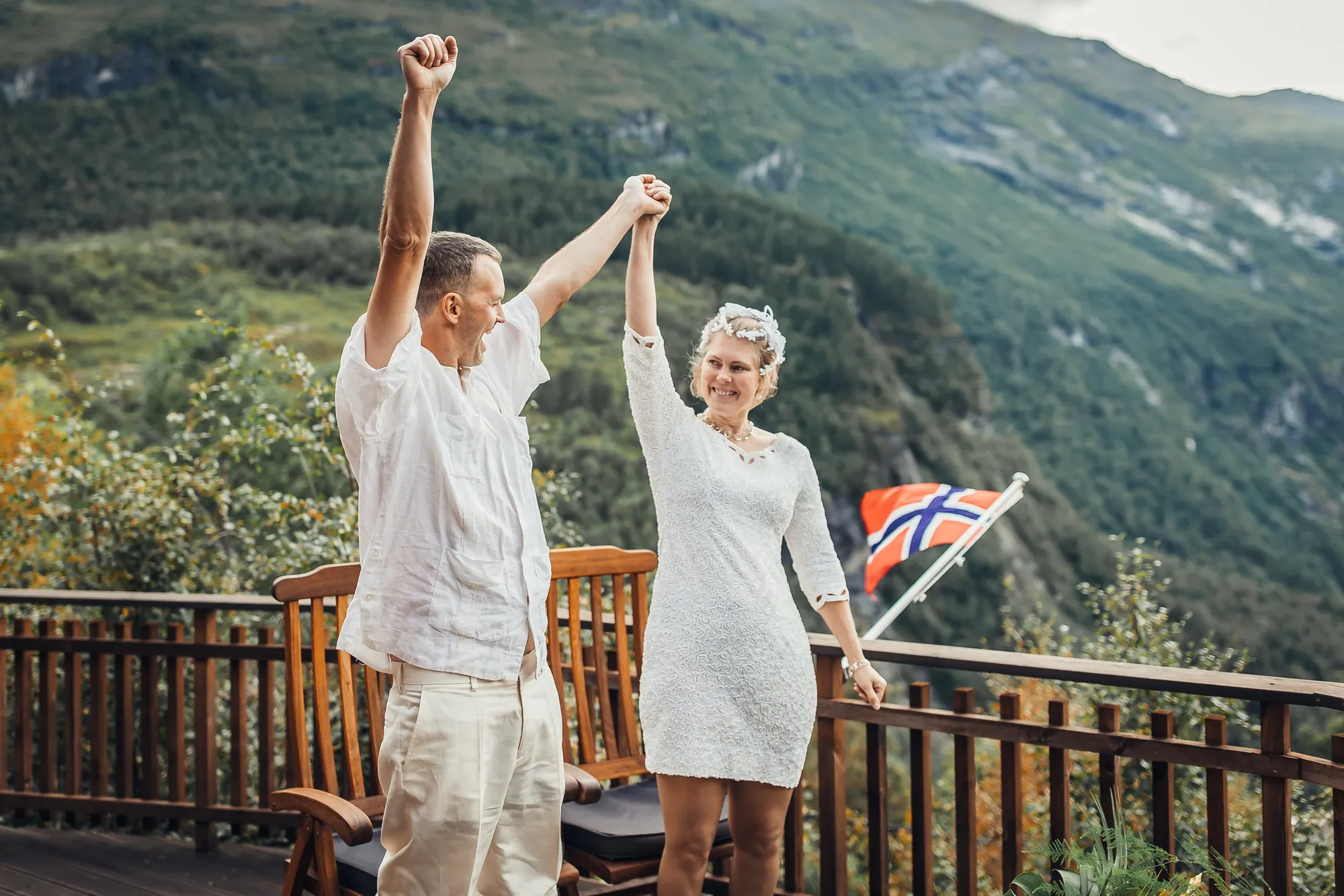 Fra bryllupet til Linda & Chris, fotografert av Marte Bjørgum