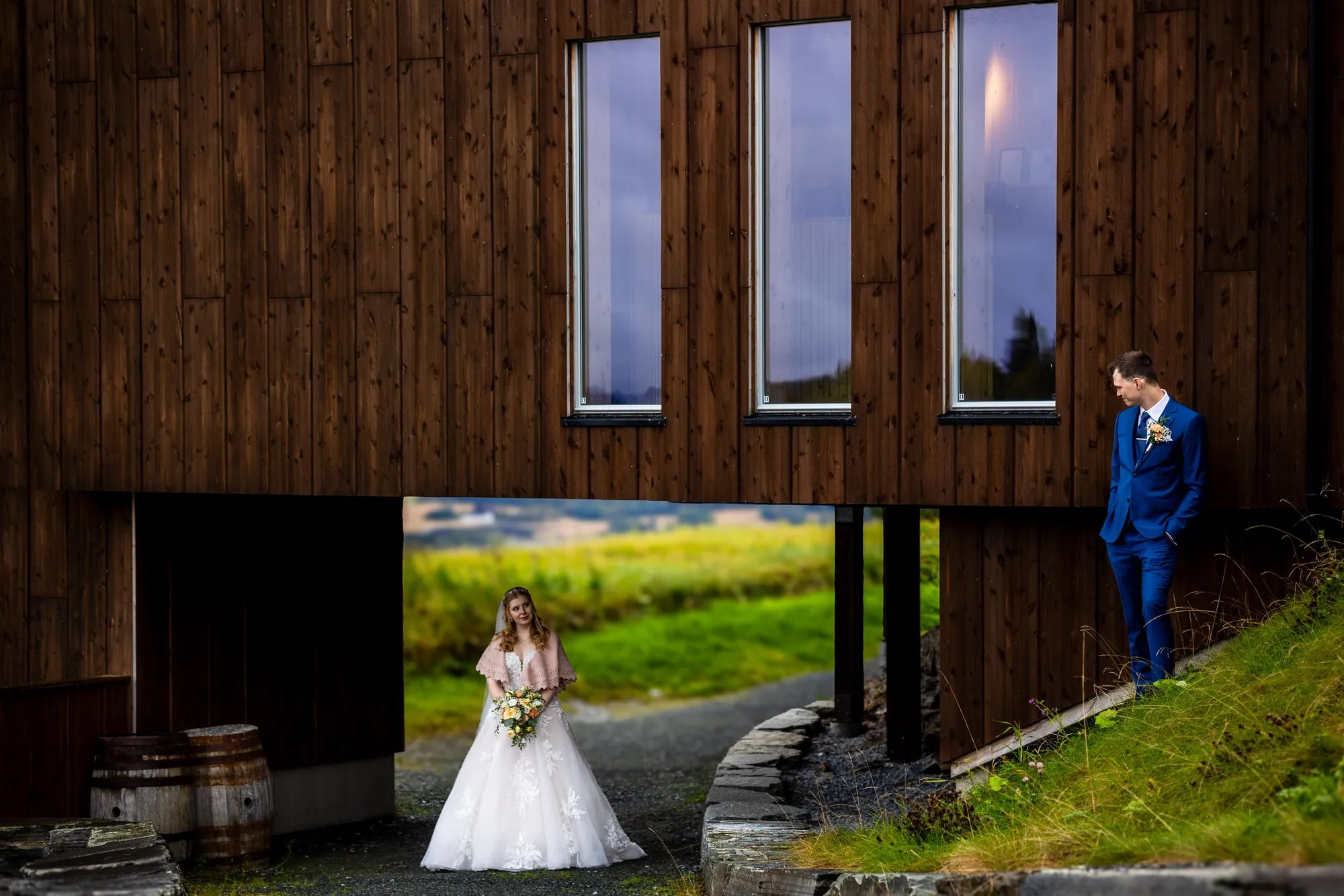Øyeblikk fra en bryllupsdag, fotografert av Marte Bjørgum