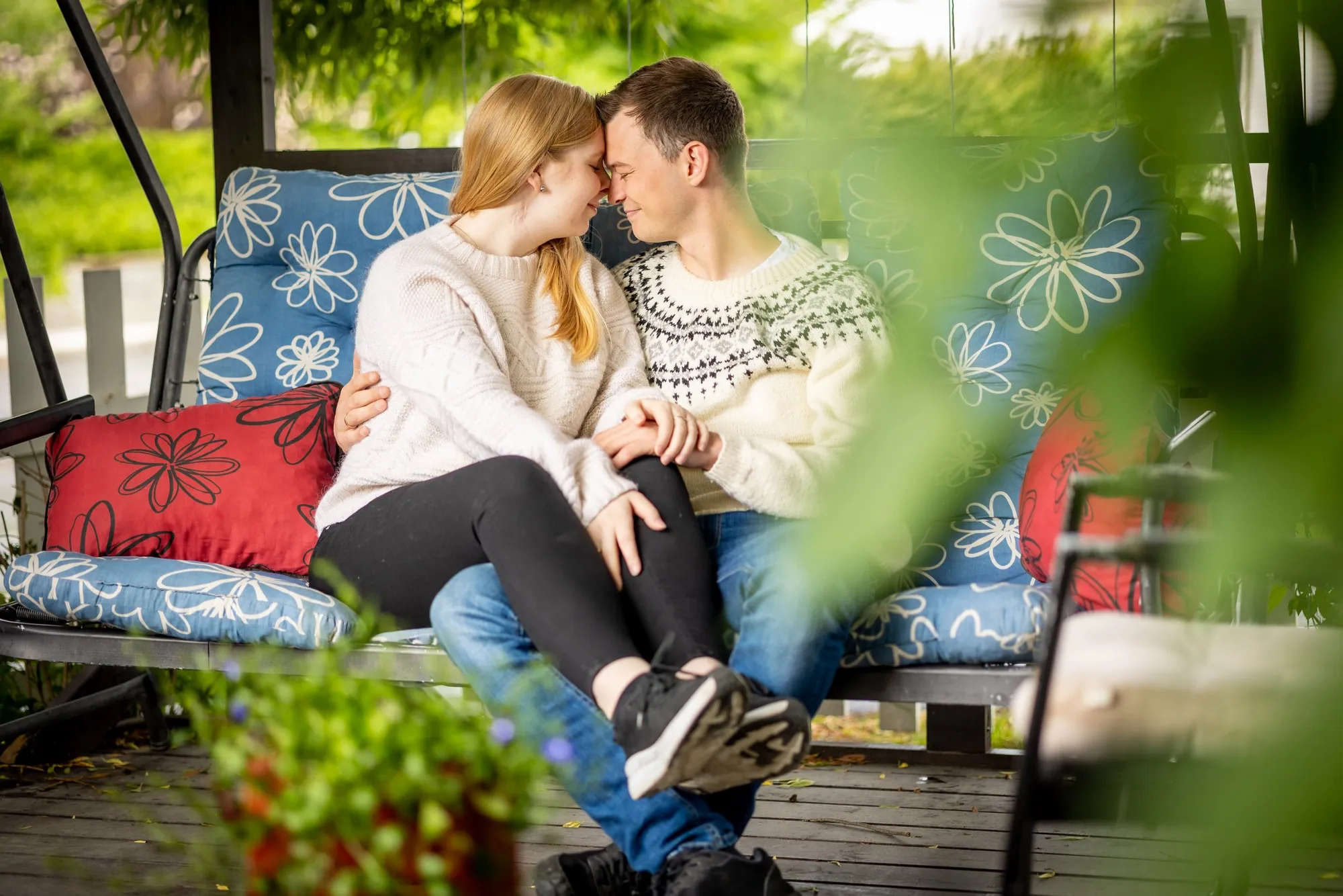 Bilde fra forlovelsesfotografering med Marte Bjørgum